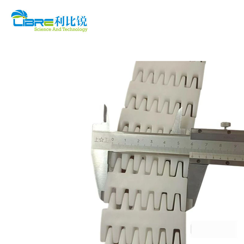 Enlace de cadena del transportador de plástico de cigarrillo o filtro para el depósito de flujo masivo de amortiguador FIFO GD B21 SFB ITM Capricornio Saturno Flexlink X85 X85X