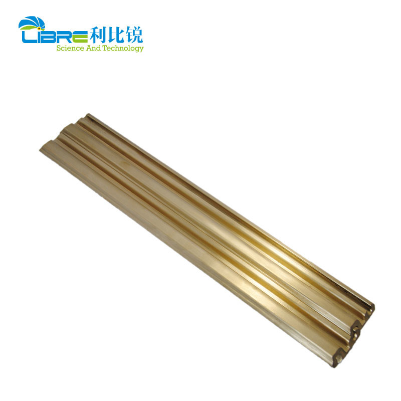 1KTD173 Banda transportadora de cadena de listones para cortadora de tabaco Korber KT2, material de latón y cobre
