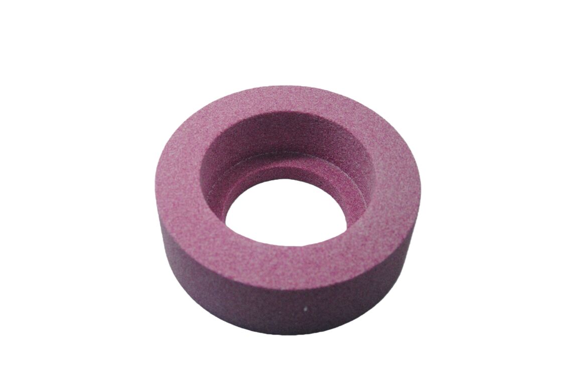 Pink Chrome Corundum Grinding Wheel 200×100×65mm for Garbuio Tobacco Cutter Sharpening Rotary Knives