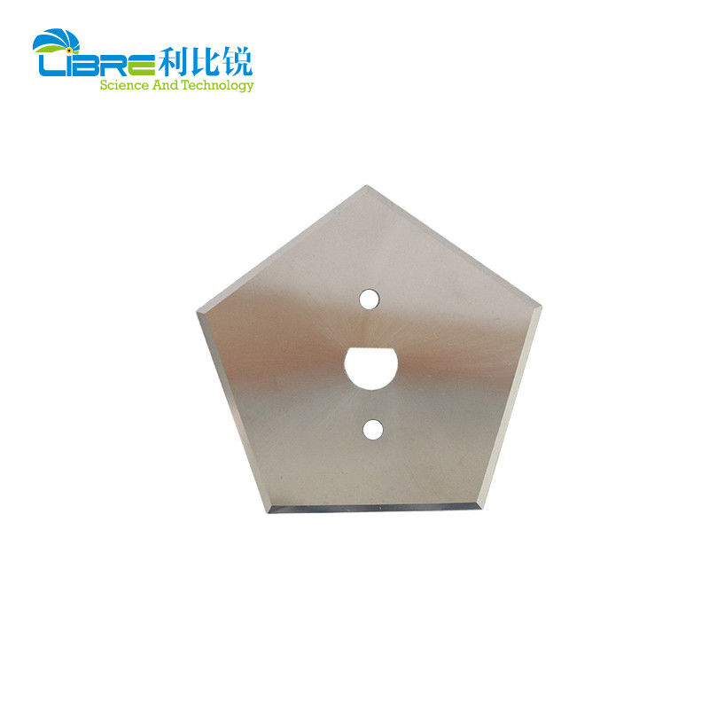 Cuchilla Pentagono de Carburo de Tungsteno con 5 Filos de Corte y 66.9mm de Longitud Cuchillas Industriales para Tronzadora