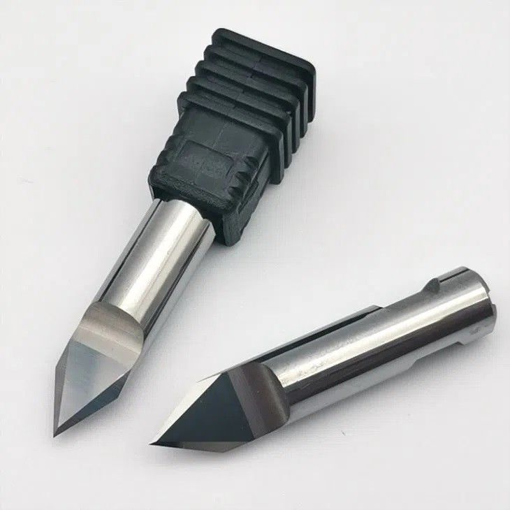 broca de enrutador de cuchilla de corte  de longitud de 40 mm para caja de cartón de plástico PE PP de materiales flexibles