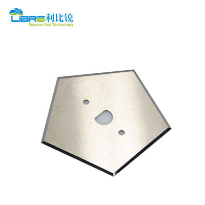Cuchillo pentagonal de carburo de tungsteno de 0,53 mm con doble cara con 5 bordes de corte y cuchillas de corte industrial