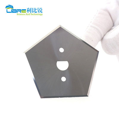 Cuchilla Pentagono de Carburo de Tungsteno con 5 Filos de Corte y 66.9mm de Longitud Cuchillas Industriales para Tronzadora