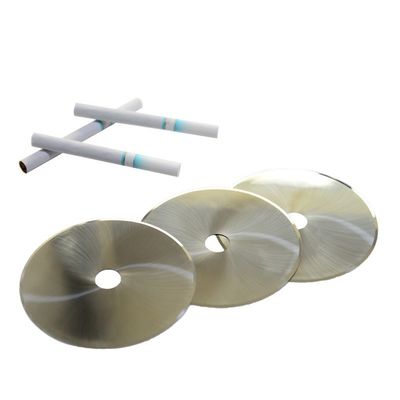 Cuchilla de cuchillo circular llena del tabaco 0.3m m del carburo HRA89 para la máquina de hacer cigarrillos de Hauni