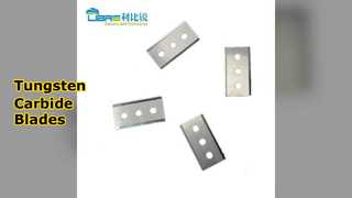 Cuchillas de corte longitudinal de película de carburo de tungsteno 43x22x0,4 mm